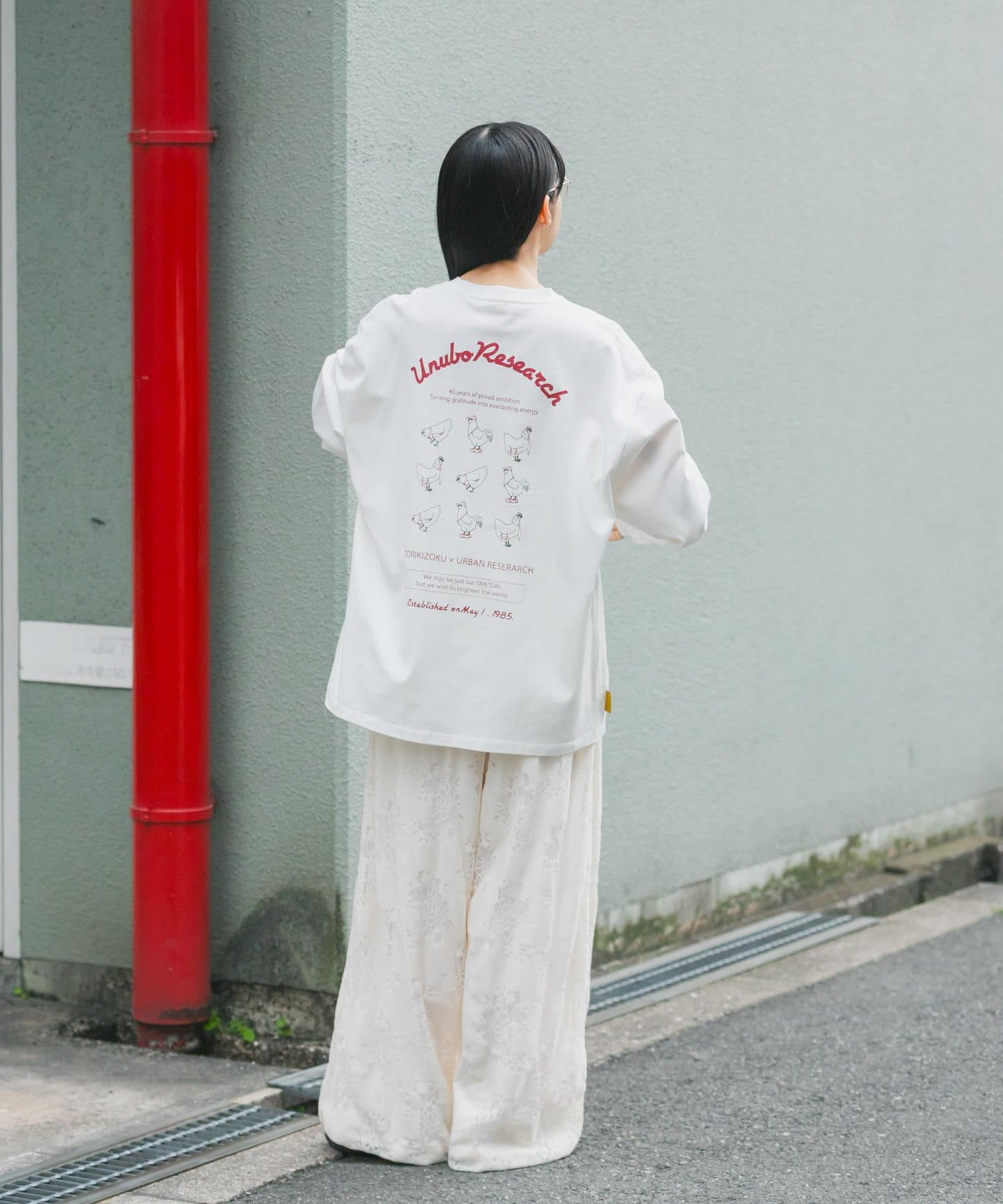 鳥貴族×UR UnuboResearch LONG-SLEEVE T-SHIRTS A 長袖T恤