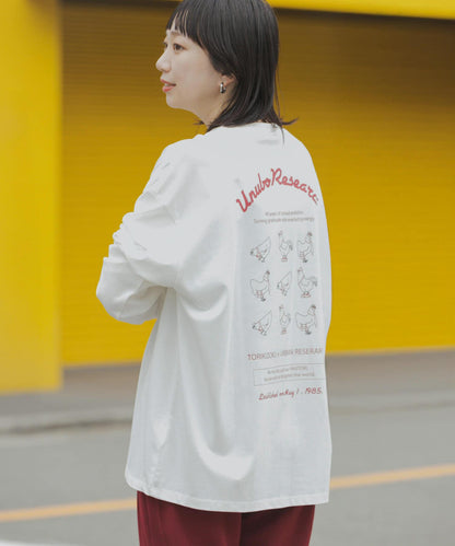 鳥貴族×UR UnuboResearch LONG-SLEEVE T-SHIRTS A 長袖T恤