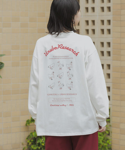 鳥貴族×UR UnuboResearch LONG-SLEEVE T-SHIRTS A 長袖T恤