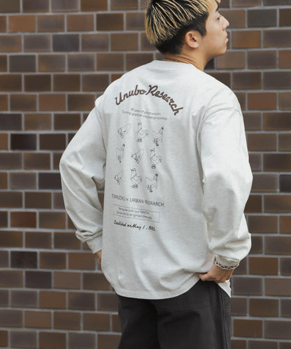 鳥貴族×UR UnuboResearch LONG-SLEEVE T-SHIRTS A 長袖T恤