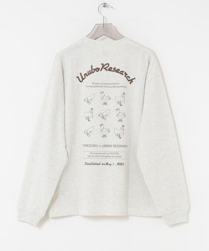 鳥貴族×UR UnuboResearch LONG-SLEEVE T-SHIRTS A 長袖T恤