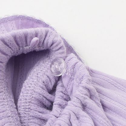 項鍊刺繡 2way羅紋 T恤