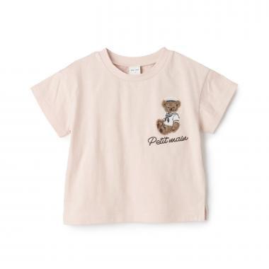 熊海軍風印花短袖T恤