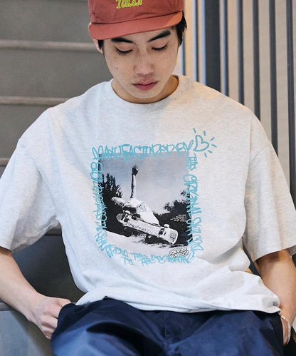 SANTA CRUZ×FREAK'S STORE 特別 寬鬆版 照片印花 T恤