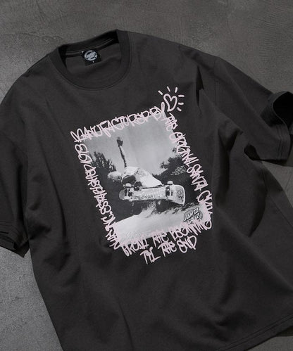 SANTA CRUZ×FREAK'S STORE 特別 寬鬆版 照片印花 T恤