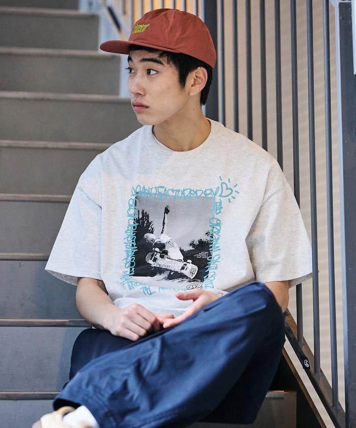 SANTA CRUZ×FREAK'S STORE 特別 寬鬆版 照片印花 T恤