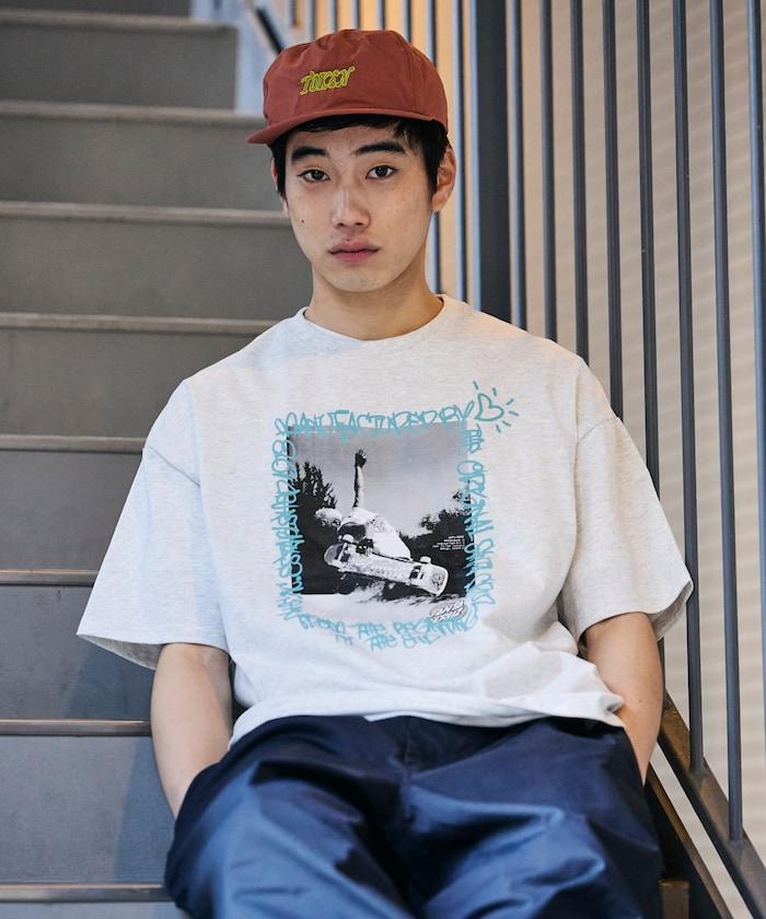 SANTA CRUZ×FREAK'S STORE 特別 寬鬆版 照片印花 T恤