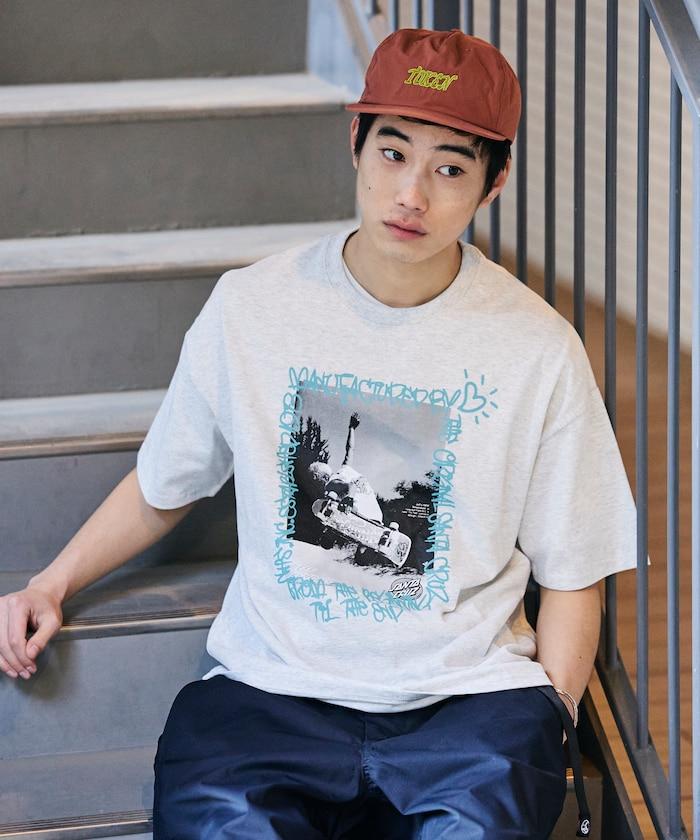 SANTA CRUZ×FREAK'S STORE 特別 寬鬆版 照片印花 T恤