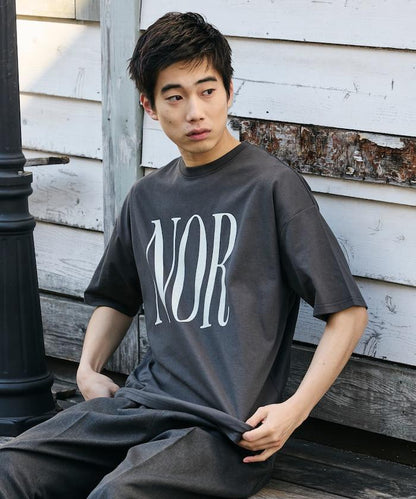 寬鬆版型 印花 圓領T恤 NOR款