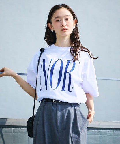 寬鬆版型 印花 圓領T恤 NOR款