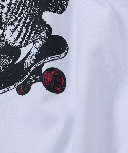 THRASHER×FREAK'S STORE 聯名款 寬鬆廓形 CAT動物印花 圓領 T恤