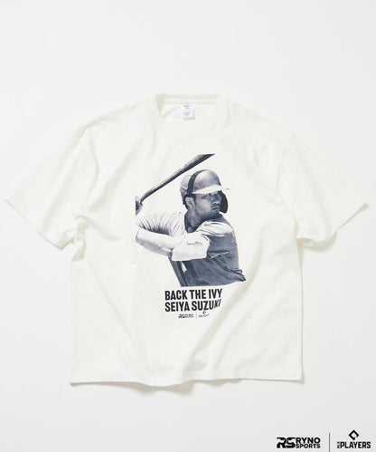 MLB PLAYERS×RYNO SPORTS×FREAK’S STORE 聯名 SUZUKI 特寫照片圖案 T恤