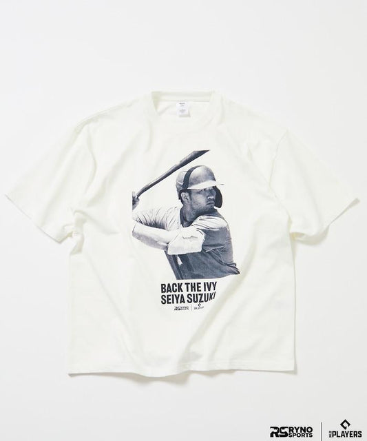 MLB PLAYERS×RYNO SPORTS×FREAK’S STORE 聯名 SUZUKI 特寫照片圖案 T恤