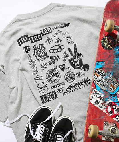 SANTA CRUZ×FREAK'S STORE/サンタクルーズ 別注 ビッグシルエット バックプリント Tシャツ 【限定展開】