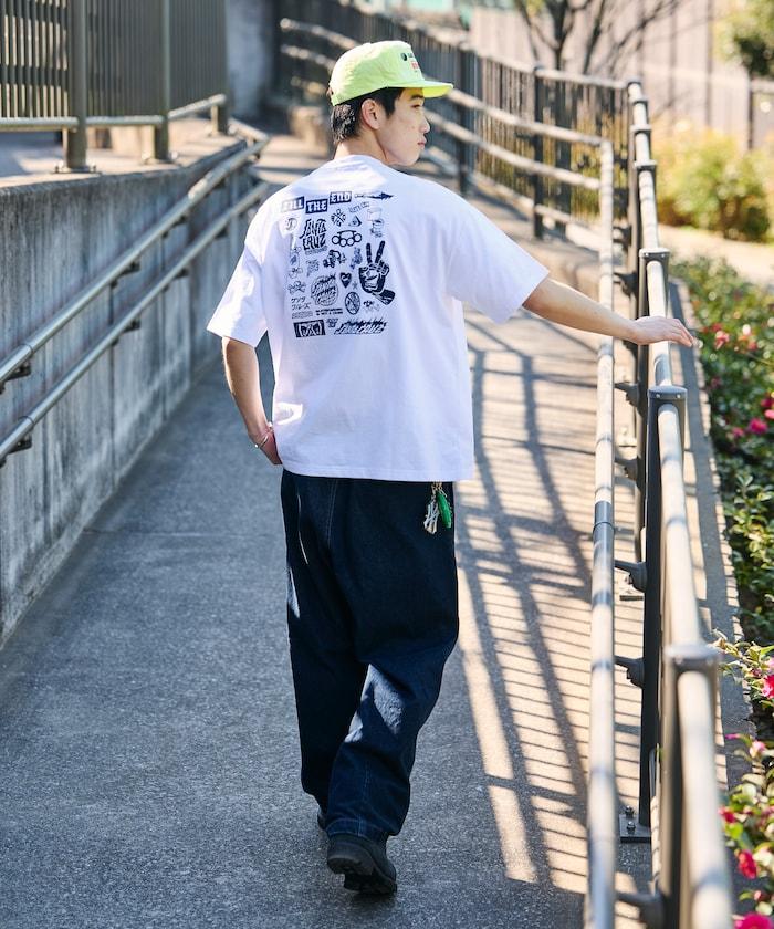 SANTA CRUZ×FREAK'S STORE/サンタクルーズ 別注 ビッグシルエット バックプリント Tシャツ 【限定展開】
