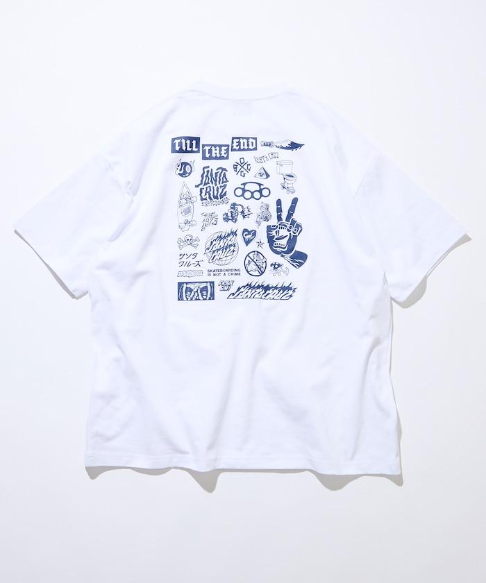 SANTA CRUZ×FREAK'S STORE/サンタクルーズ 別注 ビッグシルエット バックプリント Tシャツ 【限定展開】