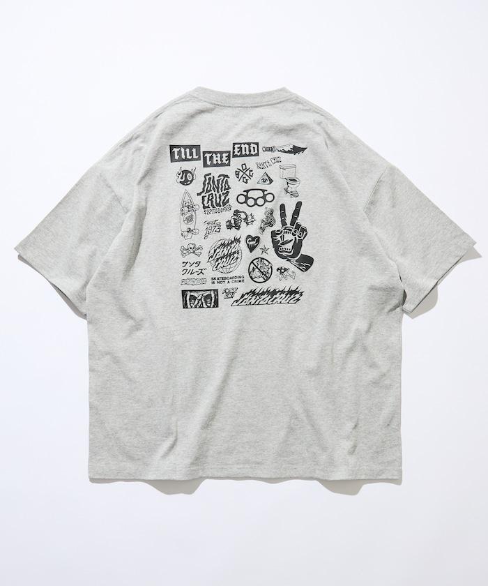 SANTA CRUZ×FREAK'S STORE/サンタクルーズ 別注 ビッグシルエット バックプリント Tシャツ 【限定展開】