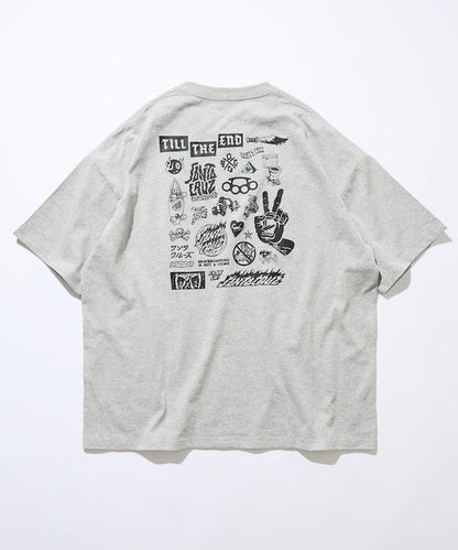 SANTA CRUZ×FREAK'S STORE/サンタクルーズ 別注 ビッグシルエット バックプリント Tシャツ 【限定展開】