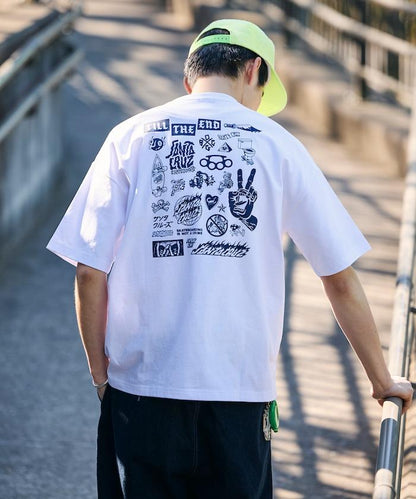 SANTA CRUZ×FREAK'S STORE/サンタクルーズ 別注 ビッグシルエット バックプリント Tシャツ 【限定展開】