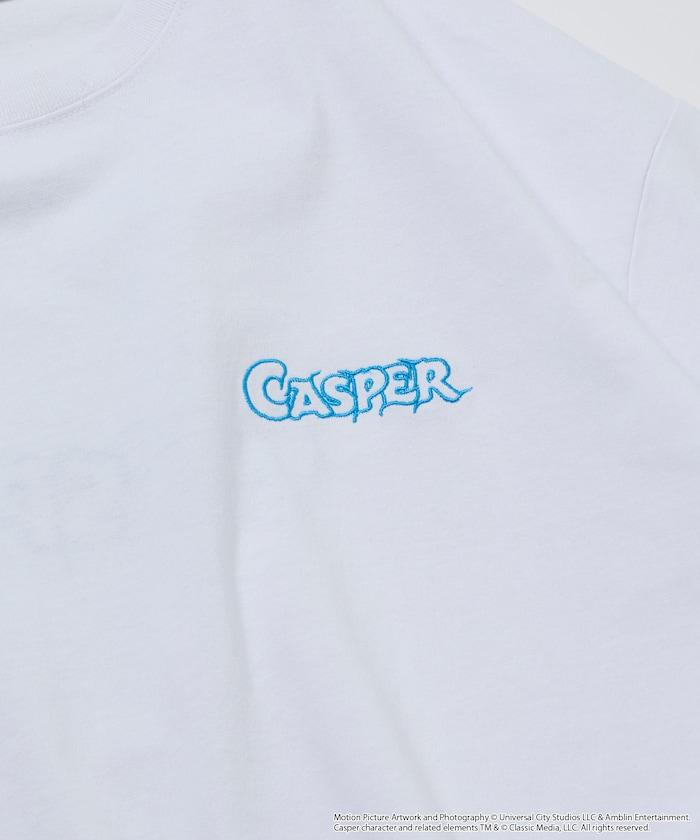Casper/キャスパー（卡斯柏） 圓領T恤 聯名寬鬆背印款