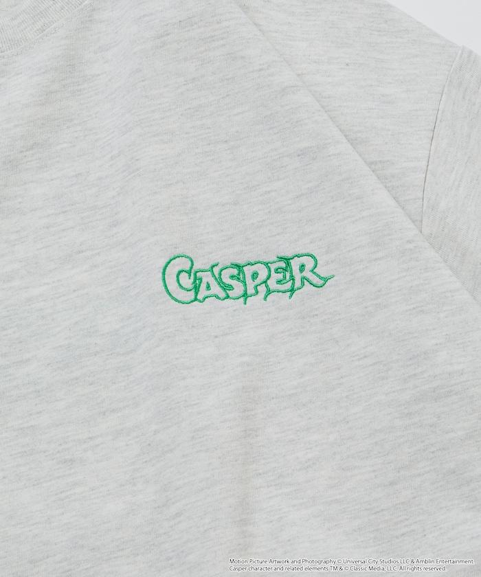 Casper/キャスパー（卡斯柏） 圓領T恤 聯名寬鬆背印款