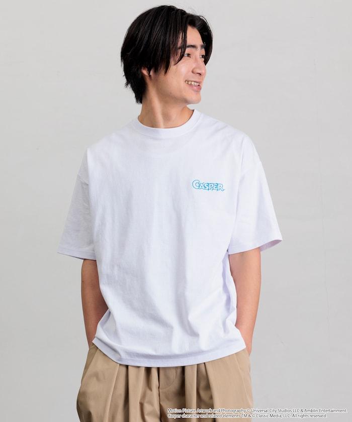 Casper/キャスパー（卡斯柏） 圓領T恤 聯名寬鬆背印款