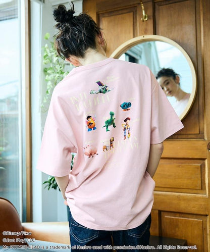 TOY STORY（玩具總動員） 後背印花圓領T恤 RANDOM款