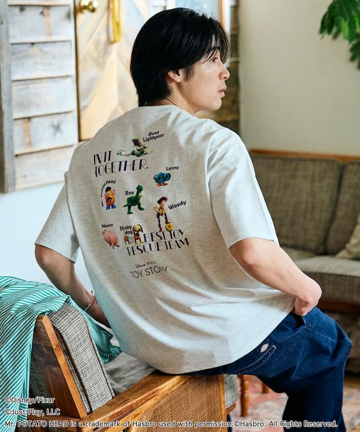 TOY STORY（玩具總動員） 後背印花圓領T恤 RANDOM款