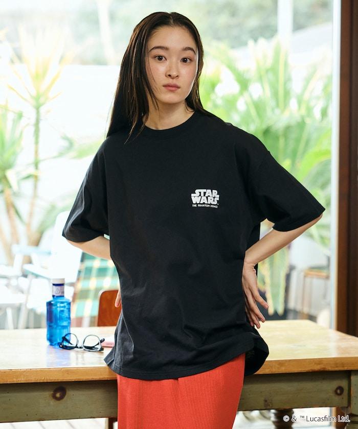 STAR WARS EPISODE 1/スターウォーズ 別注 ビッグシルエット バックプリント クルーネックTシャツ 【限定展開】