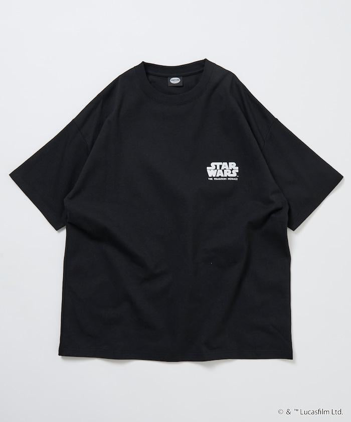 STAR WARS EPISODE 1/スターウォーズ 別注 ビッグシルエット バックプリント クルーネックTシャツ 【限定展開】
