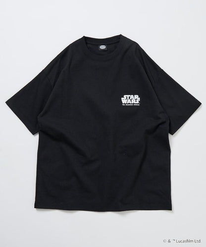 STAR WARS EPISODE 1/スターウォーズ 別注 ビッグシルエット バックプリント クルーネックTシャツ 【限定展開】