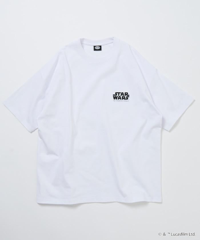 STAR WARS EPISODE 1/スターウォーズ 別注 ビッグシルエット バックプリント クルーネックTシャツ 【限定展開】