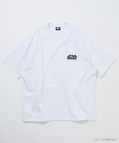 STAR WARS EPISODE 1/スターウォーズ 別注 ビッグシルエット バックプリント クルーネックTシャツ 【限定展開】