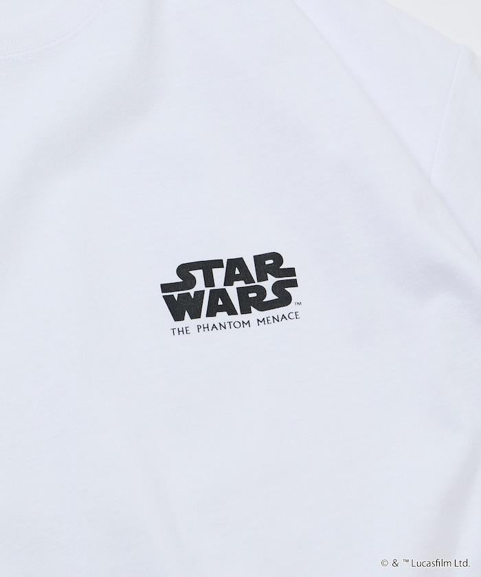 STAR WARS EPISODE 1/スターウォーズ 別注 ビッグシルエット バックプリント クルーネックTシャツ 【限定展開】