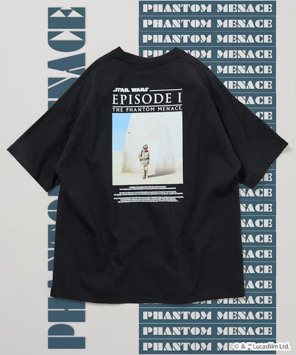 STAR WARS EPISODE 1/スターウォーズ 別注 ビッグシルエット バックプリント クルーネックTシャツ 【限定展開】