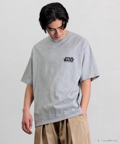 STAR WARS EPISODE 1/スターウォーズ 別注 ビッグシルエット バックプリント クルーネックTシャツ 【限定展開】