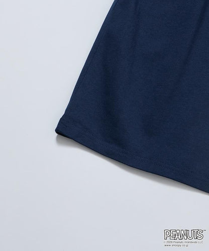 PEANUTS/ピーナッツ 別注 ビッグシルエット バックプリント クルーネックTシャツ/ASTRONAUTS 【限定展開】