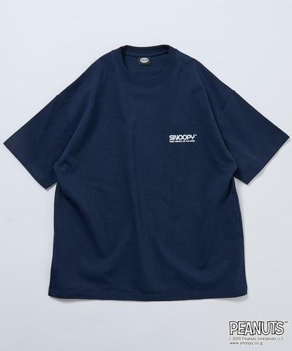 PEANUTS/ピーナッツ 別注 ビッグシルエット バックプリント クルーネックTシャツ/ASTRONAUTS 【限定展開】