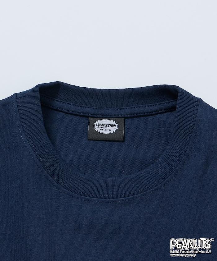 PEANUTS/ピーナッツ 別注 ビッグシルエット バックプリント クルーネックTシャツ/ASTRONAUTS 【限定展開】