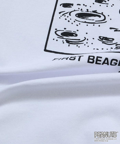 PEANUTS/ピーナッツ 別注 ビッグシルエット バックプリント クルーネックTシャツ/ASTRONAUTS 【限定展開】