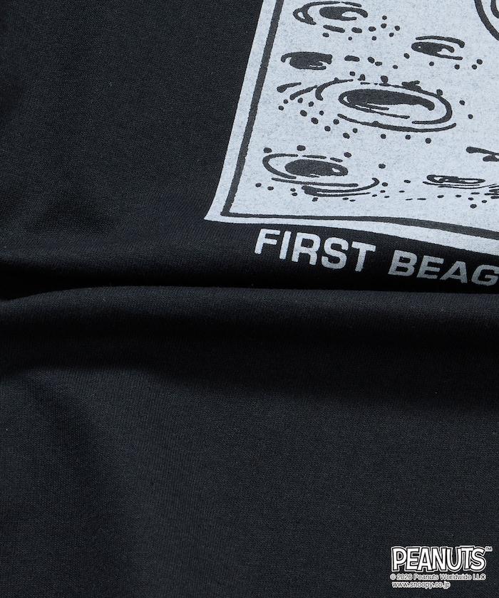 PEANUTS/ピーナッツ 別注 ビッグシルエット バックプリント クルーネックTシャツ/ASTRONAUTS 【限定展開】