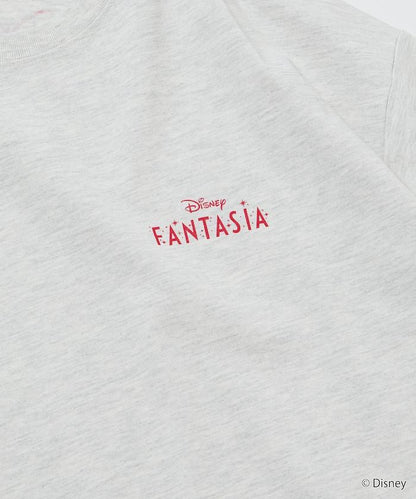 DISNEY/《迪士尼》 ファンタジア（幻想曲） ミッキーマウス 背部印花 圓領T恤