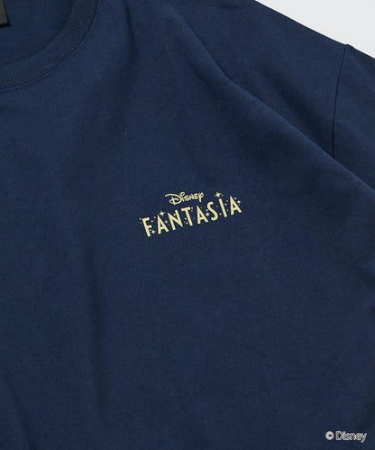 DISNEY/《迪士尼》 ファンタジア（幻想曲） ミッキーマウス 背部印花 圓領T恤