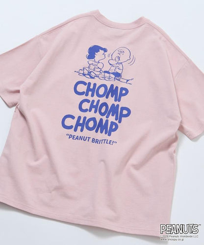 PEANUTS（花生漫畫） 圓領T恤 CHOMP