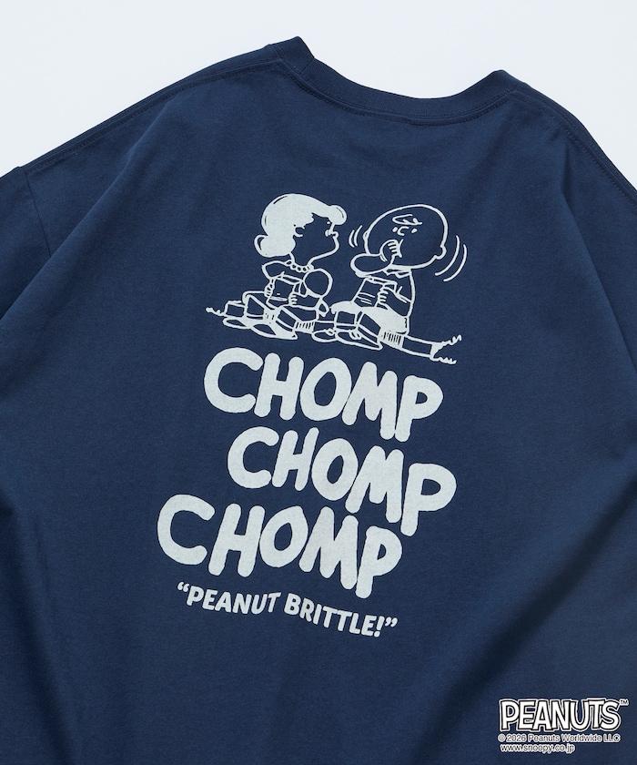 PEANUTS（花生漫畫） 圓領T恤 CHOMP