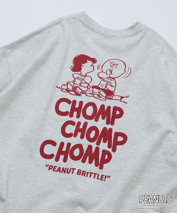 PEANUTS（花生漫畫） 圓領T恤 CHOMP