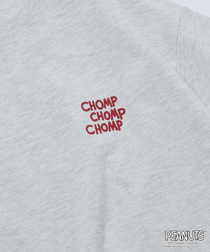PEANUTS（花生漫畫） 圓領T恤 CHOMP
