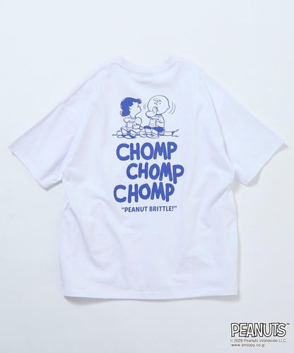 PEANUTS（花生漫畫） 圓領T恤 CHOMP