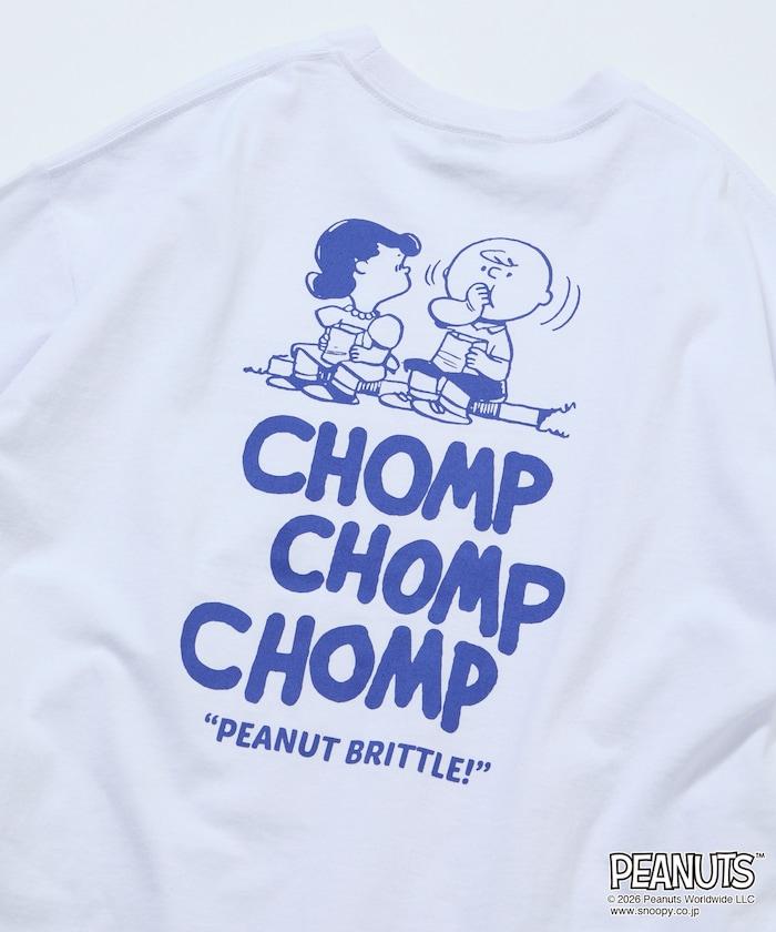 PEANUTS（花生漫畫） 圓領T恤 CHOMP