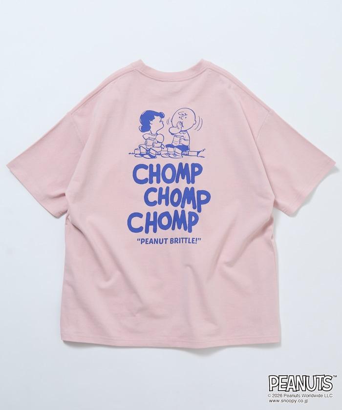 PEANUTS（花生漫畫） 圓領T恤 CHOMP